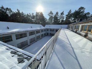 Dom opieki Warszawa/Otwock zima